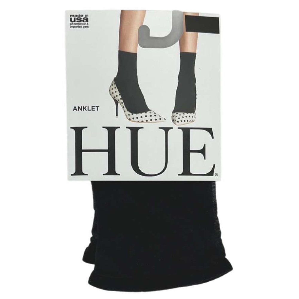 Hue | Women's Anklet Tights | Black | Sheer | One Size